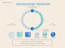 Aquamarine Meridian crystal bracelet by VDE Design
