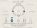 Orbit - Glacier aquamarine crystal bracelet by VDE Design