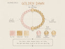 Dawn Meridian Rose Gold rose quartz bracelet by VDE Design