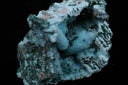 Quartz on Malachite & Chrysocolla after Malachite after Gypsum