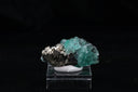 Fluorite on Pyrite